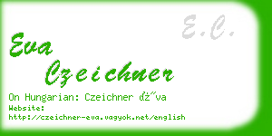 eva czeichner business card